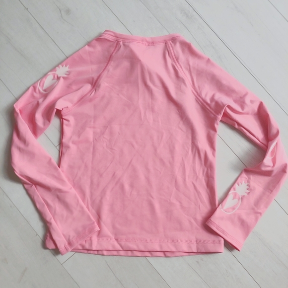 Billabong Pink Long Sleeve Rashguard NEW - Picture 4 of 7